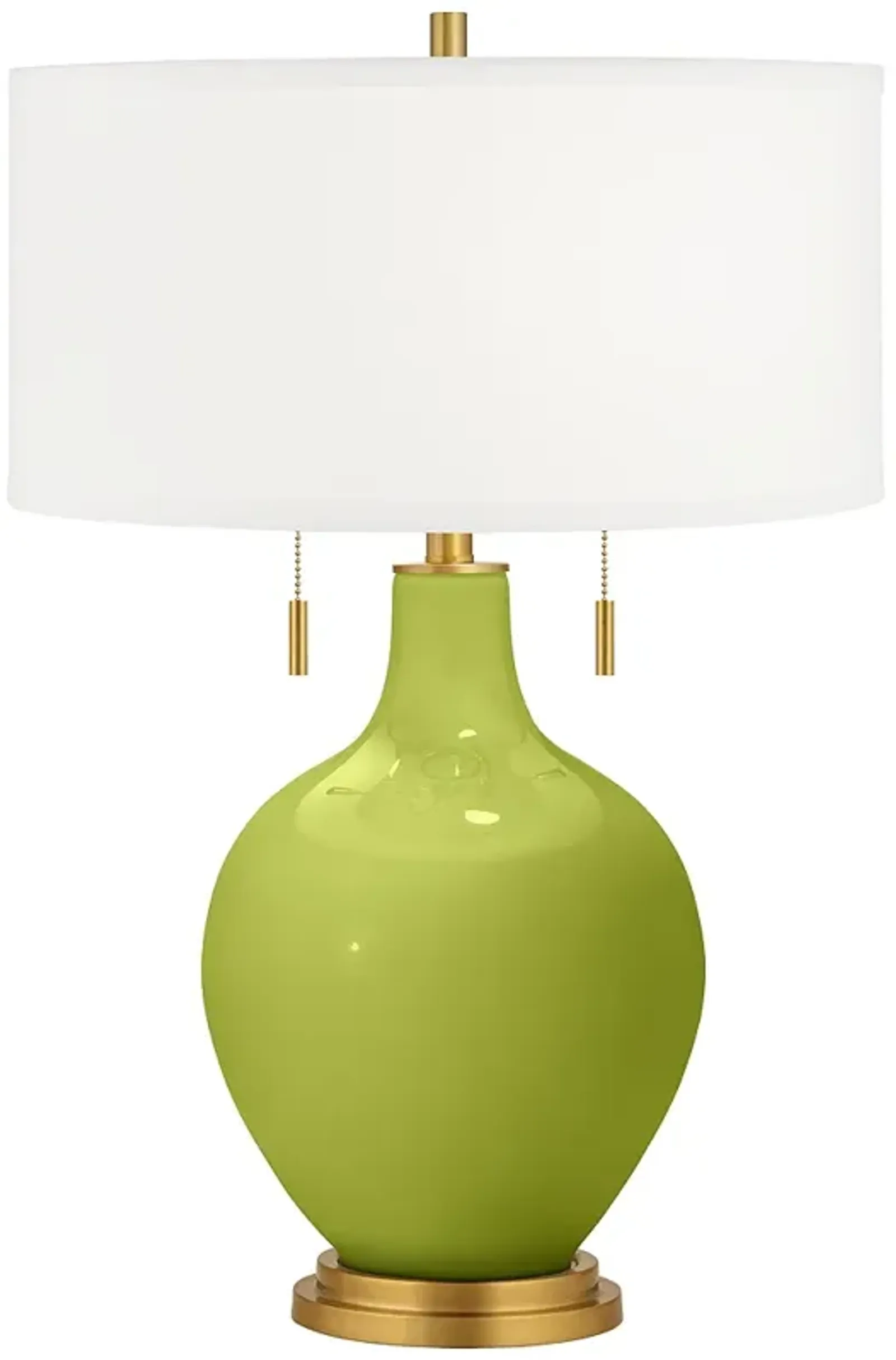 Parakeet Toby Brass Accents Table Lamp