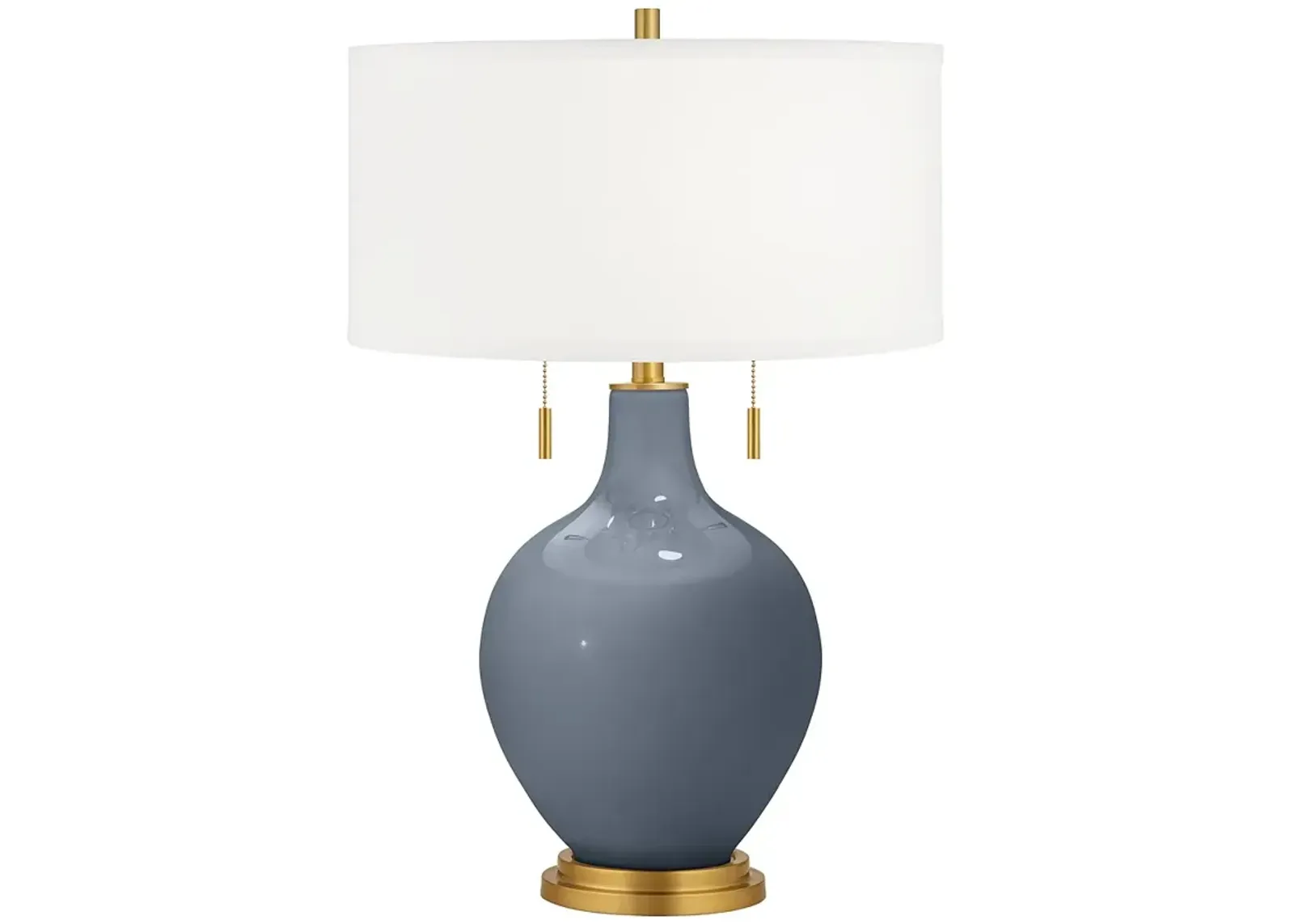 Granite Peak Toby Brass Accents Table Lamp