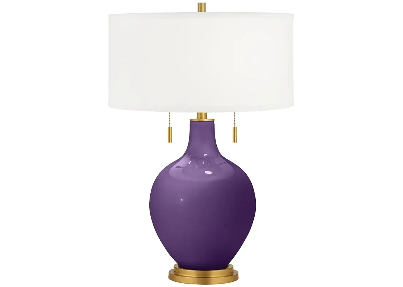 Acai Toby Brass Accents Table Lamp