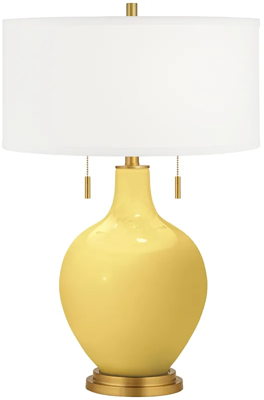 Daffodil Toby Brass Accents Table Lamp
