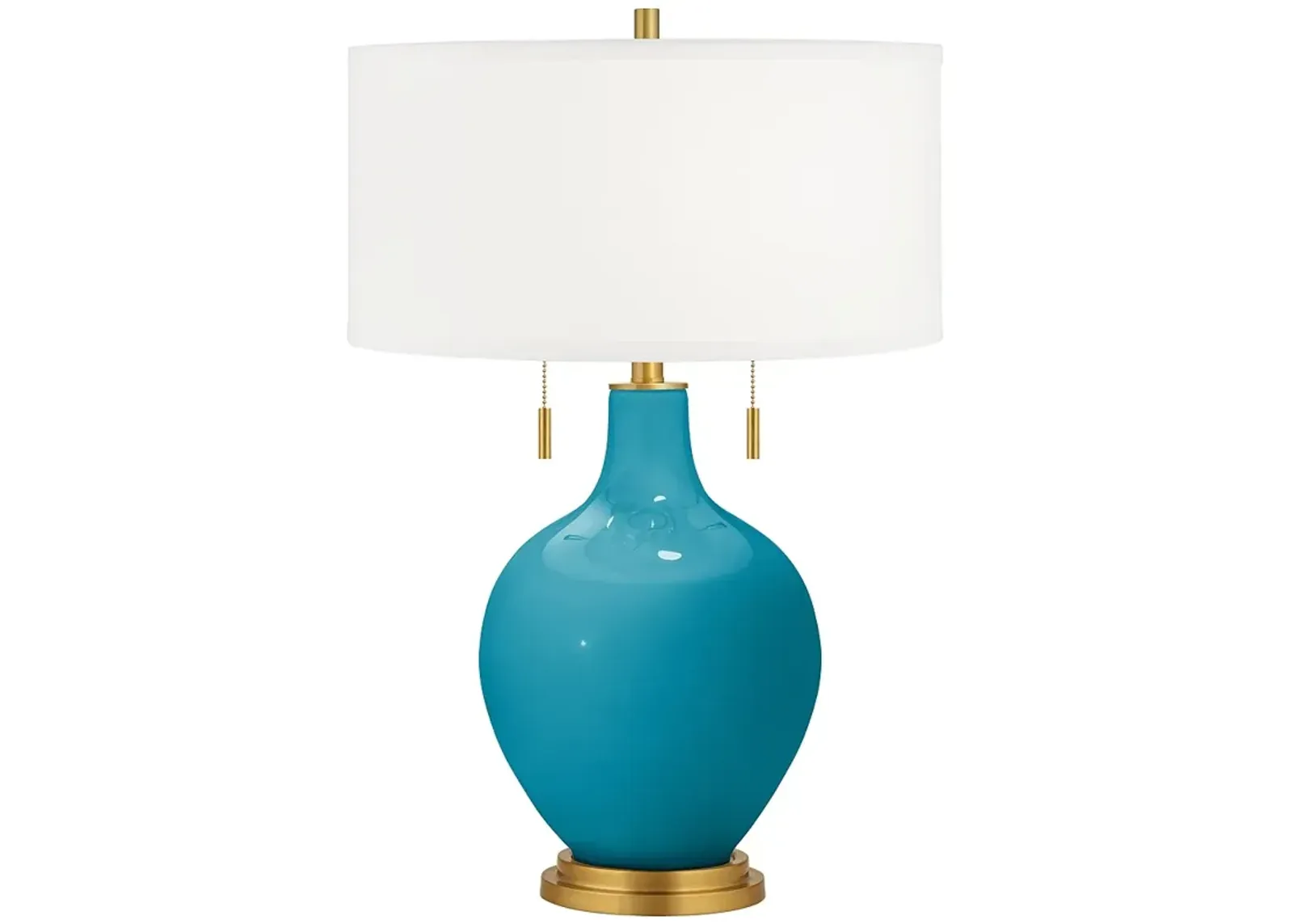 Caribbean Sea Toby Brass Accents Table Lamp