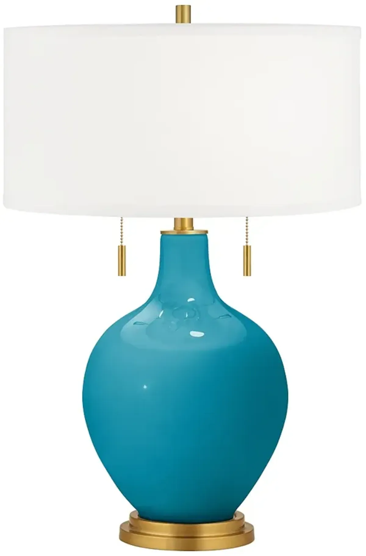 Caribbean Sea Toby Brass Accents Table Lamp