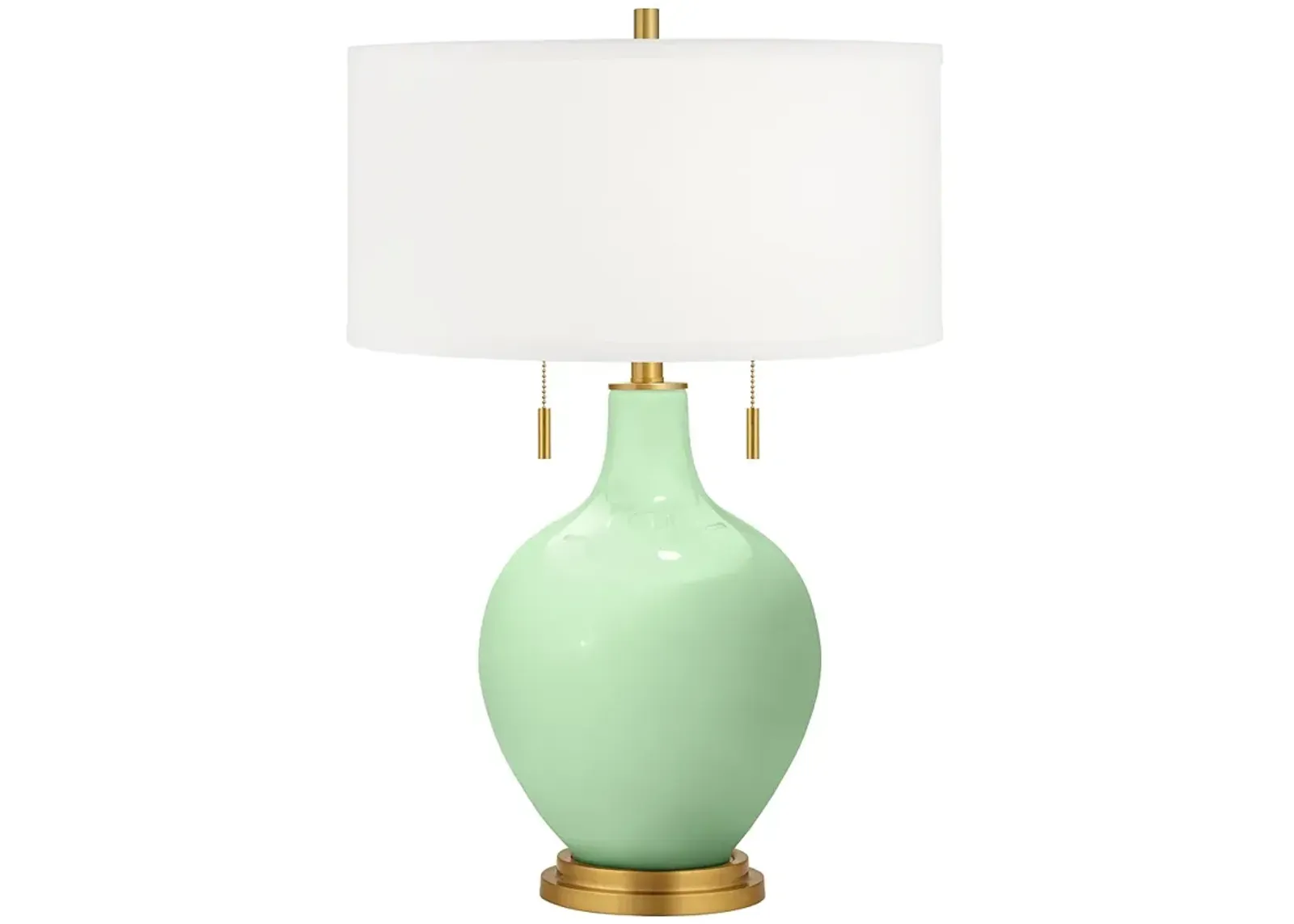 Flower Stem Toby Brass Accents Table Lamp