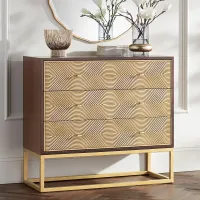 Alban 39" Wide Luxe 3-Drawer Chest