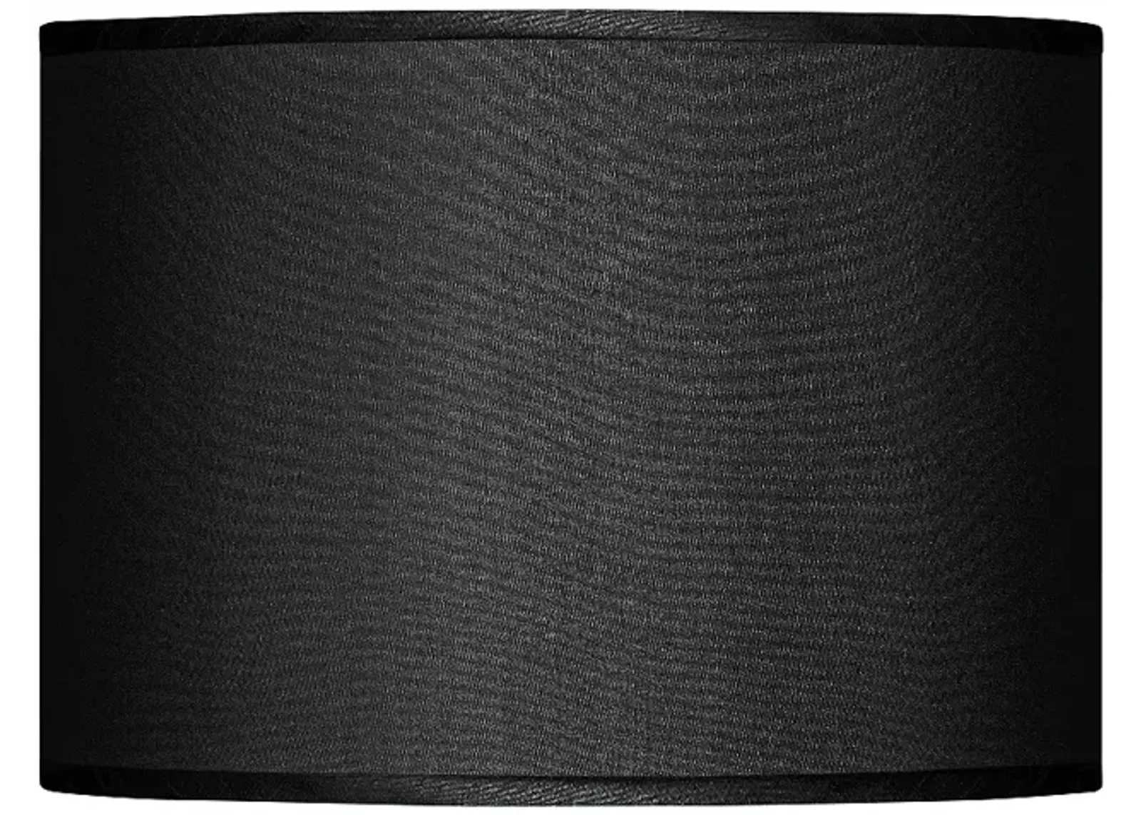 Possini Euro Black Faux Silk Drum Shade 13.5X13.5X10 (Spider)