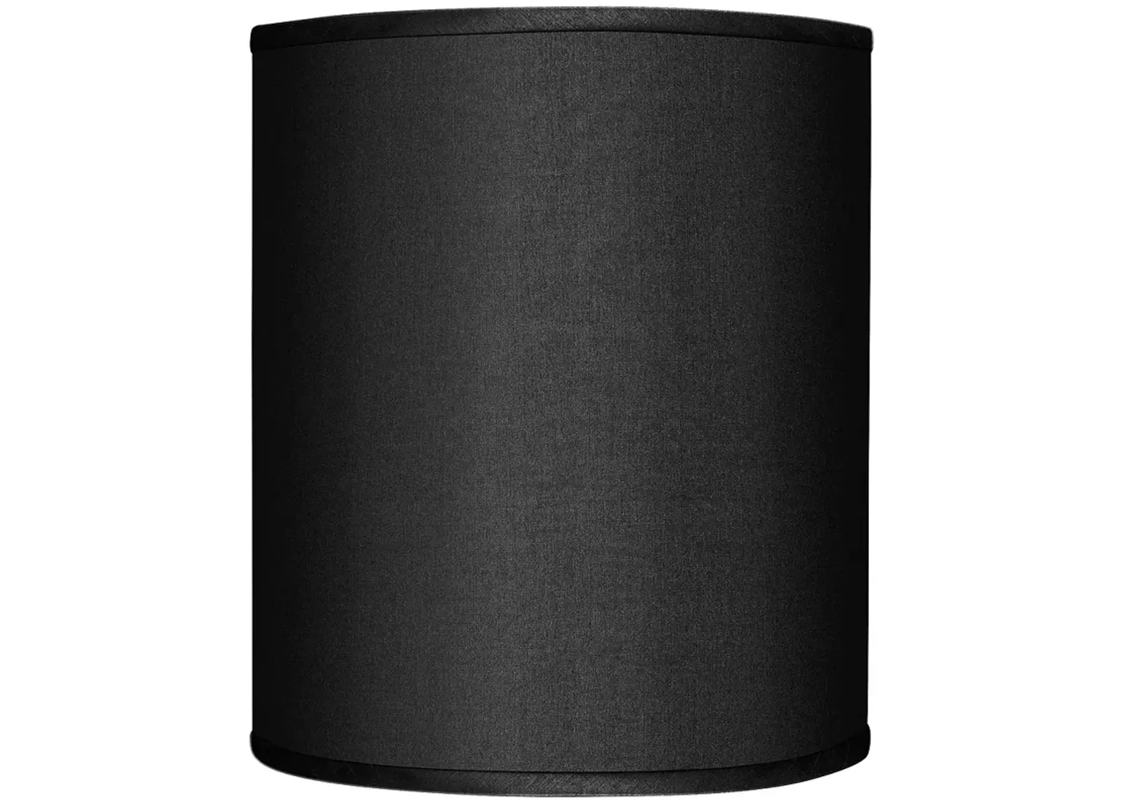 Possini Euro Black Faux Silk Tall Drum Lamp Shade 10x10x12 (Spider)