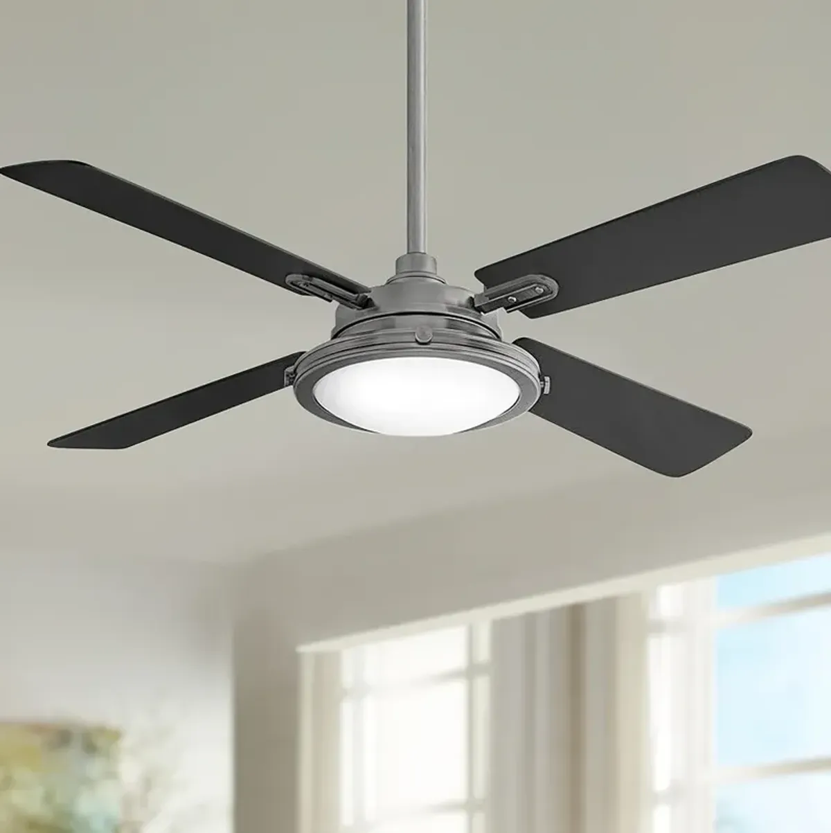 54" Hinkley Collier Pewter LED Indoor Smart Ceiling Fan