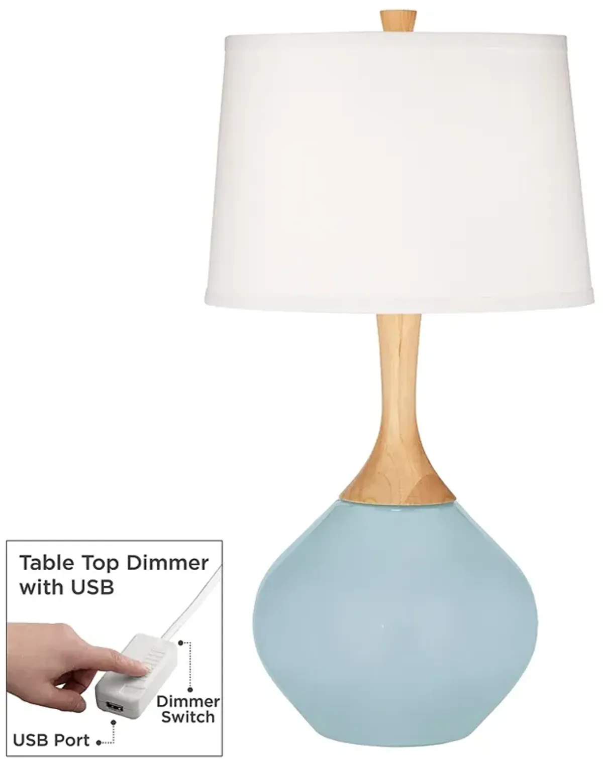 Vast Sky Wexler Table Lamp with Dimmer