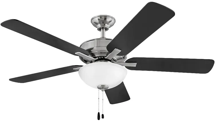 52" Hinkley Metro Illuminated LED Light Ceiling Fan with Pull Chain