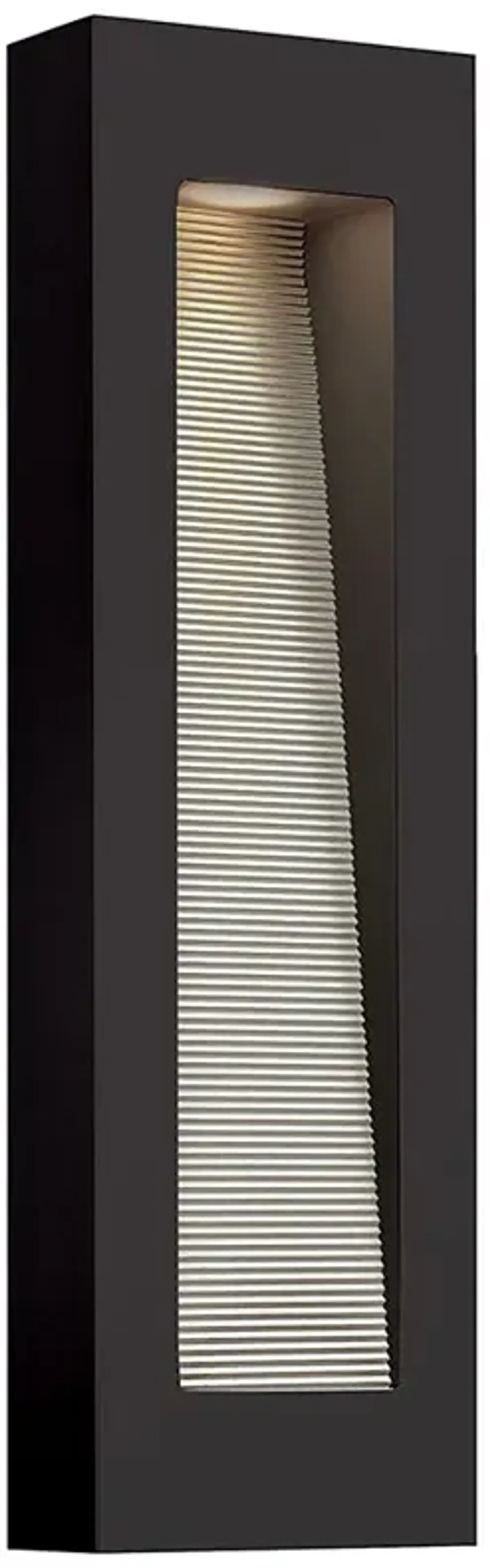 Hinkley 24"H Satin Black Integrated LED Outdoor Wall Light