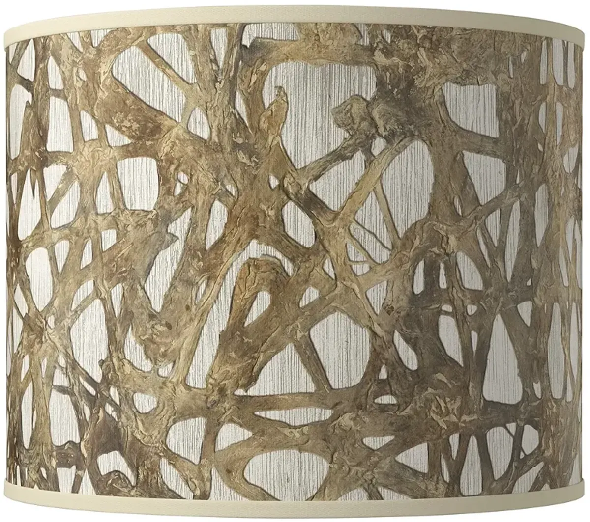 Organic Nest Giclee Round Drum Lamp Shade 14x14x11 (Spider)