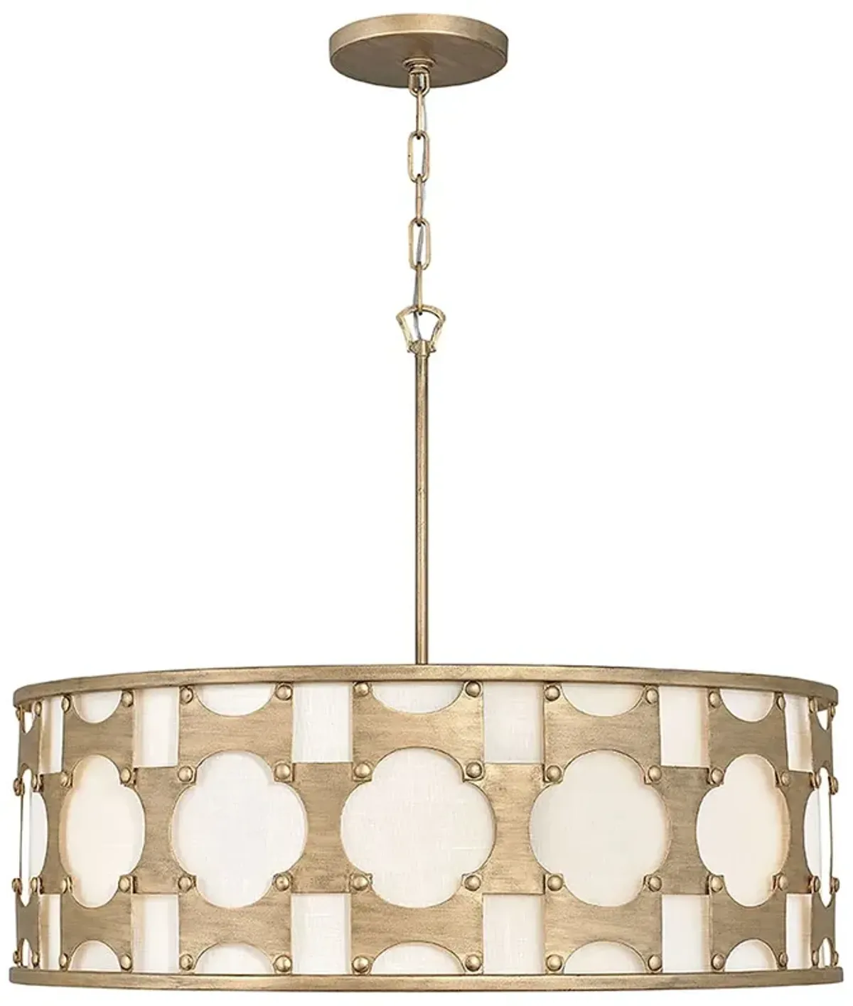 Hinkley Carter 28 1/2" Wide Burnished Gold Drum Chandelier