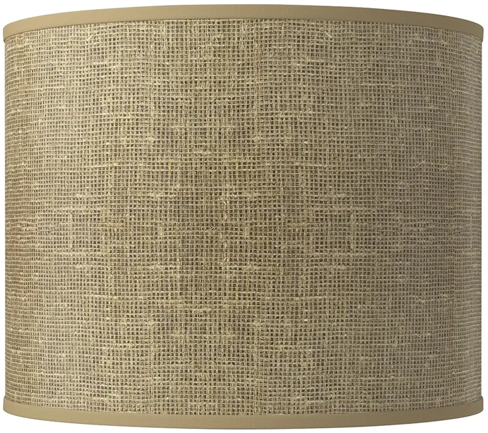 Burlap Print Giclee Round Drum Lamp Shade 14x14x11 (Spider)