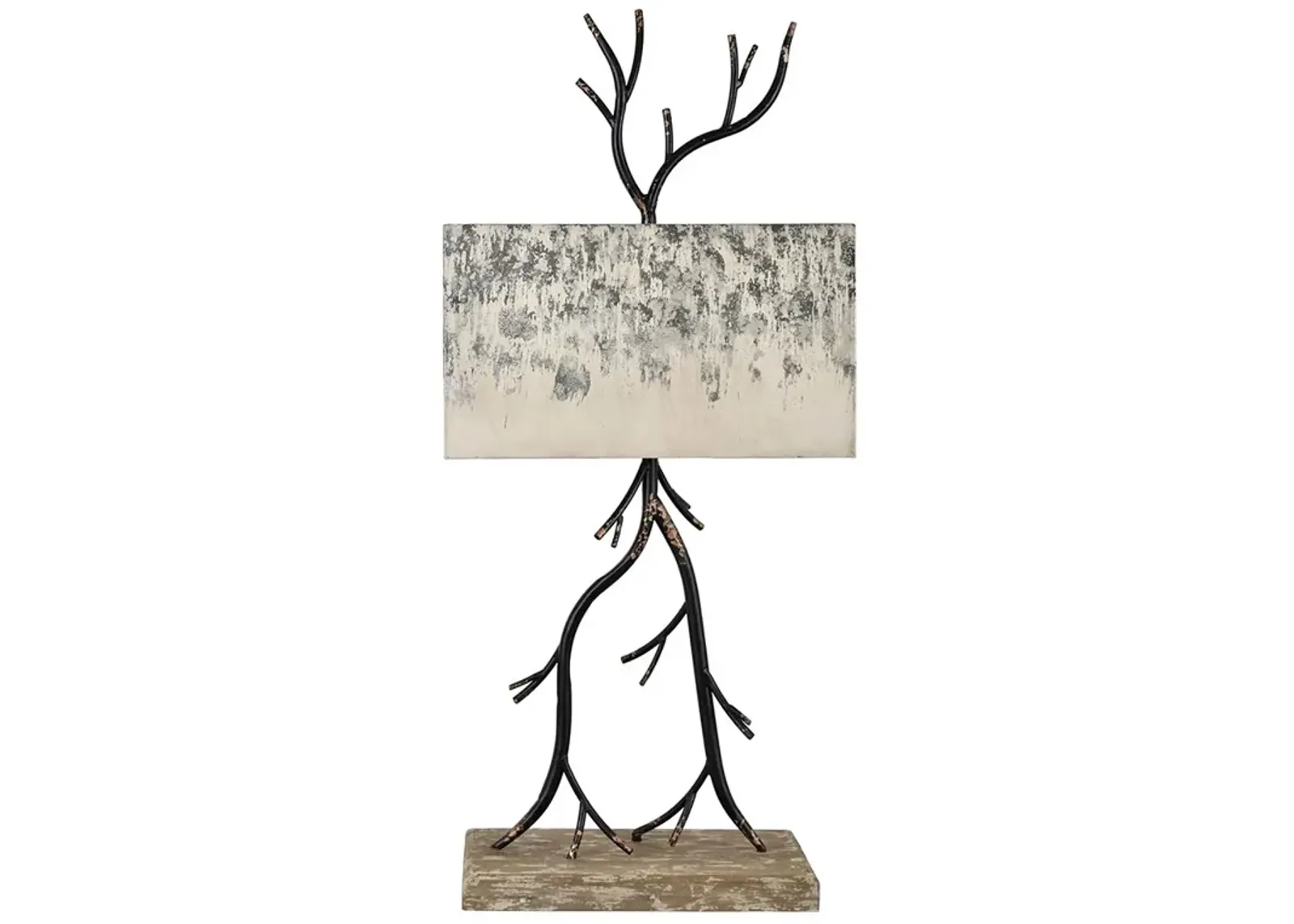 Crestview Collection Birch Cast Branches Metal Table Lamp