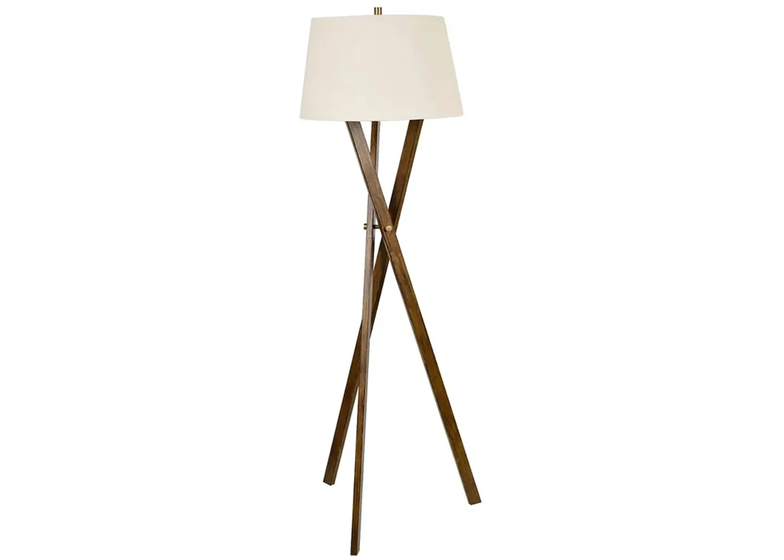 Crestview Collection Hendrix Tripod Metal Floor Lamp