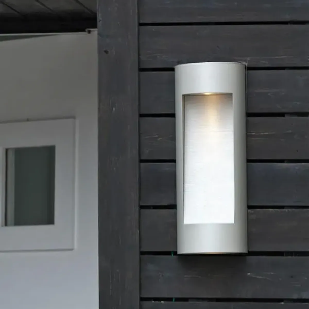 Luna 24" High Titanium ADA Integrated LED Outdoor Wall Light