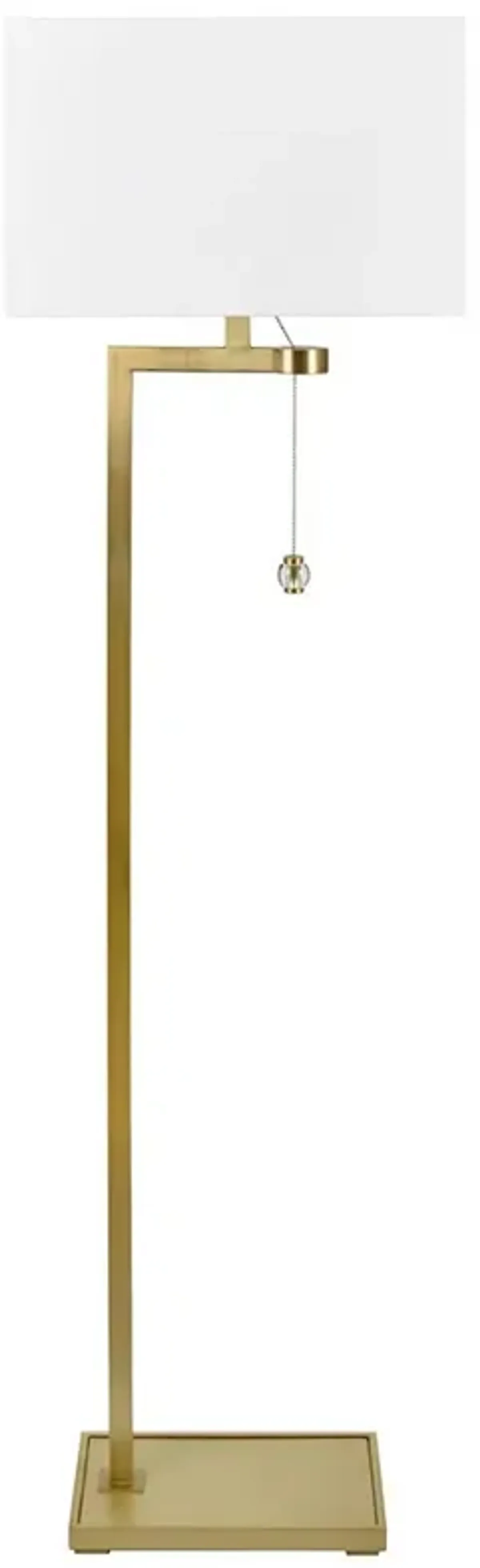 Crestview Collection Forbes Honey Brass Floor Lamp