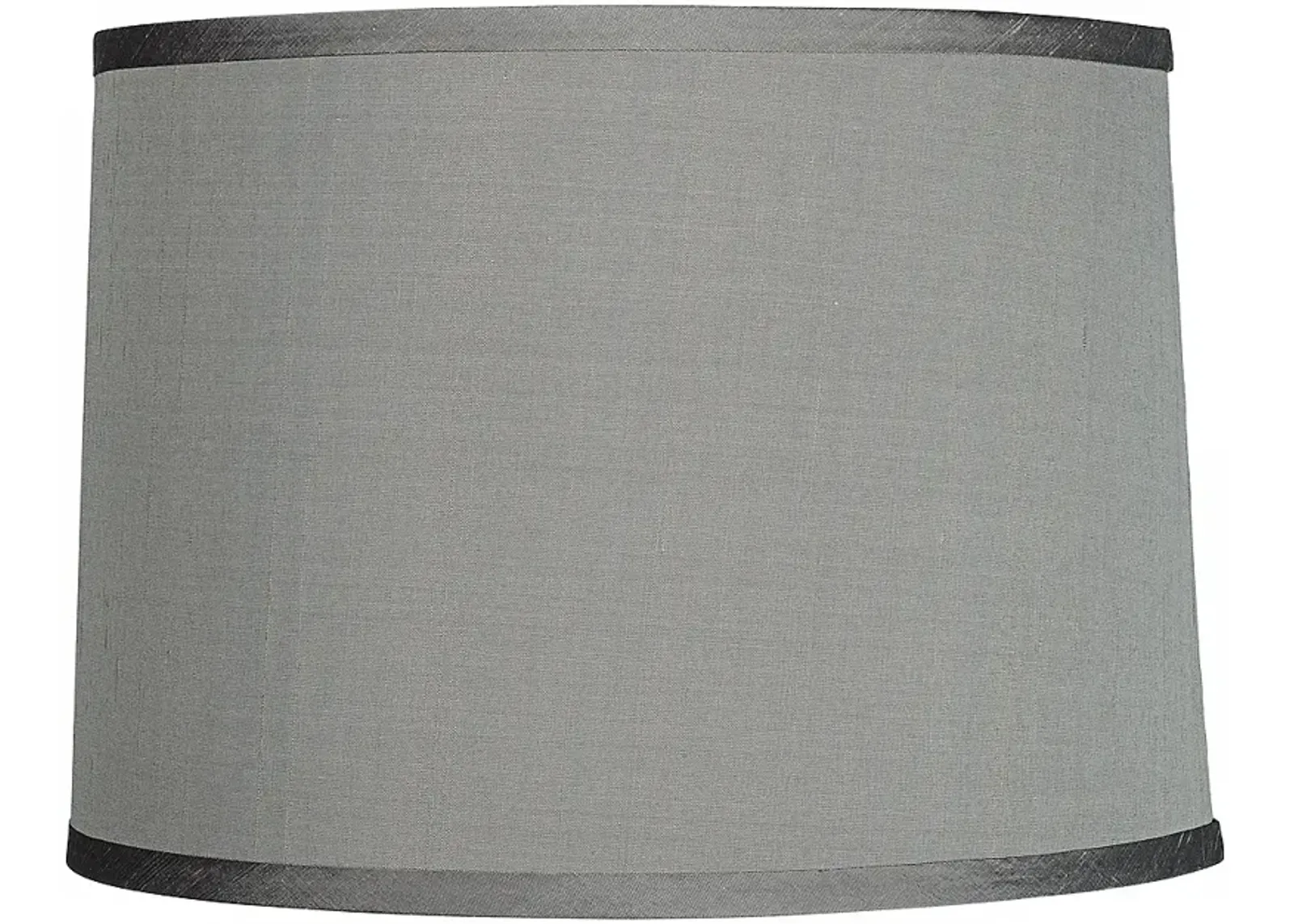 Platinum Gray Faux Silk Lamp Shade 13x14x10 (Spider)