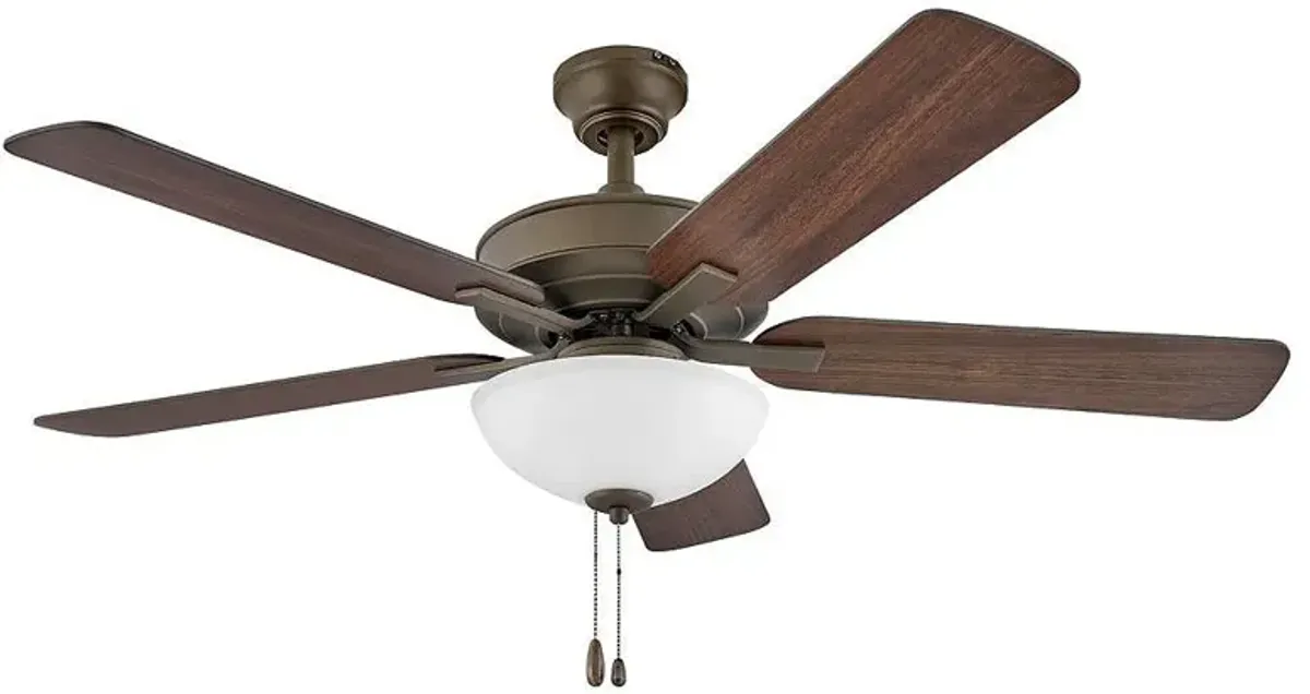 52" Hinkley Illuminated LED Ceiling Fan with Pull Chain