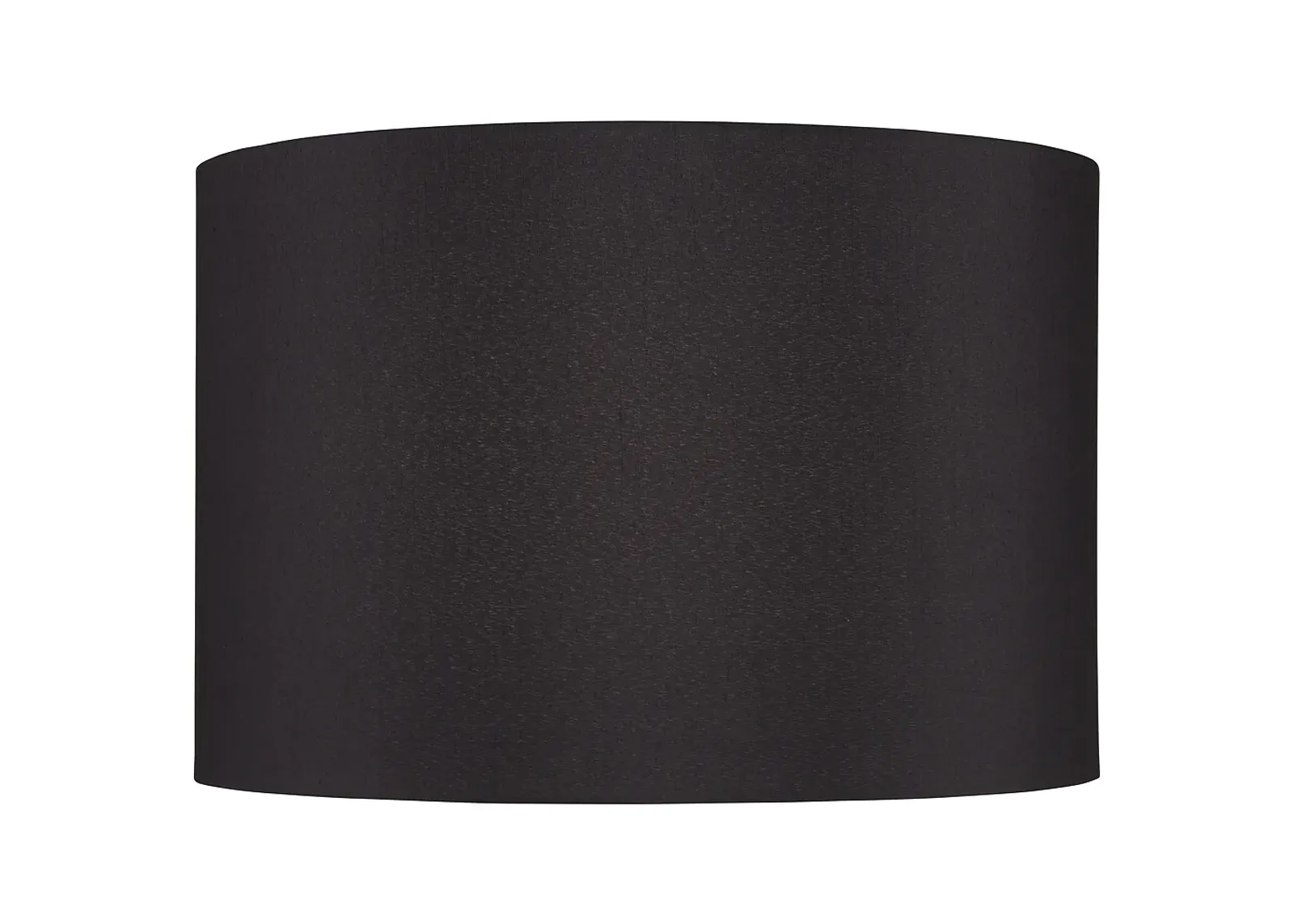 Black Faux Silk Tapered Drum Lamp Shade 15x15x10 (Spider)