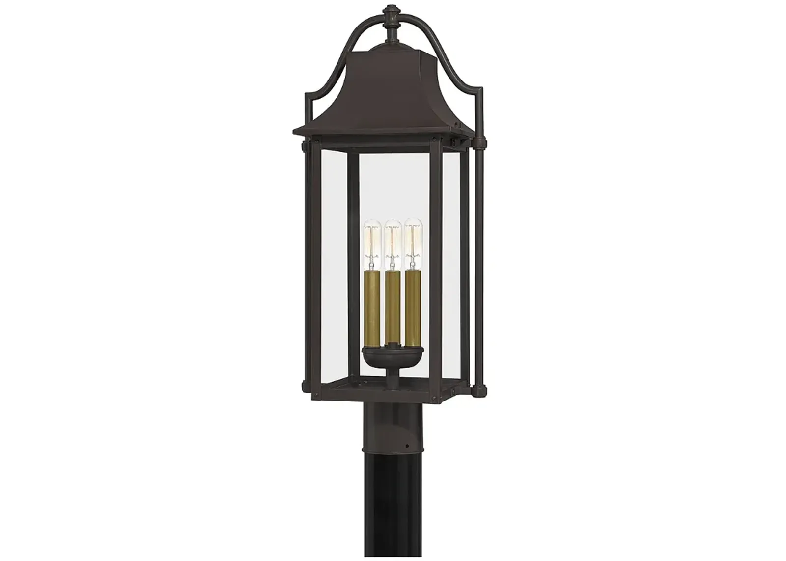 Quoizel Manning 24 1/4"H Western Bronze Outdoor Post Light