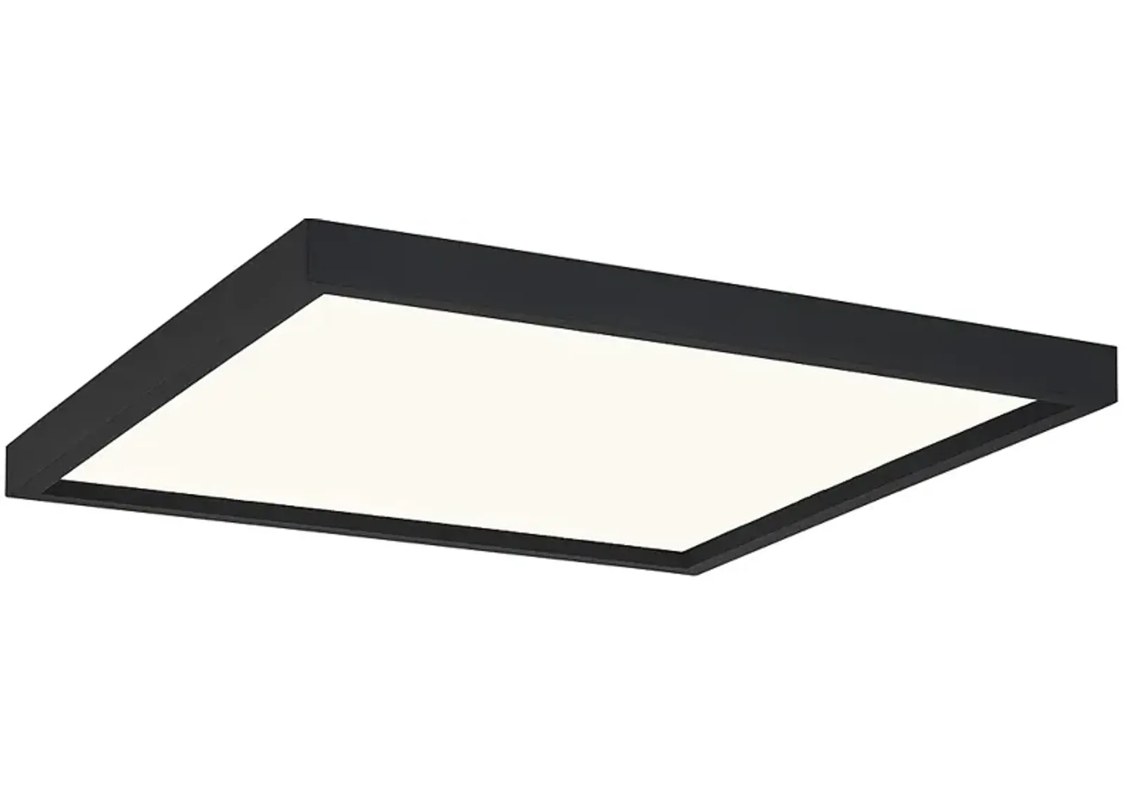 Quoizel Outskirts 15" Wide Earth Black LED Ceiling Light