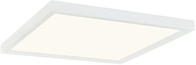 Quoizel Outskirts 15" Wide White Lustre LED Ceiling Light