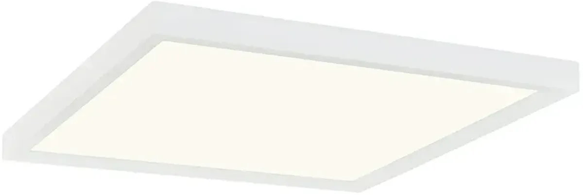 Quoizel Outskirts 15" Wide White Lustre LED Ceiling Light