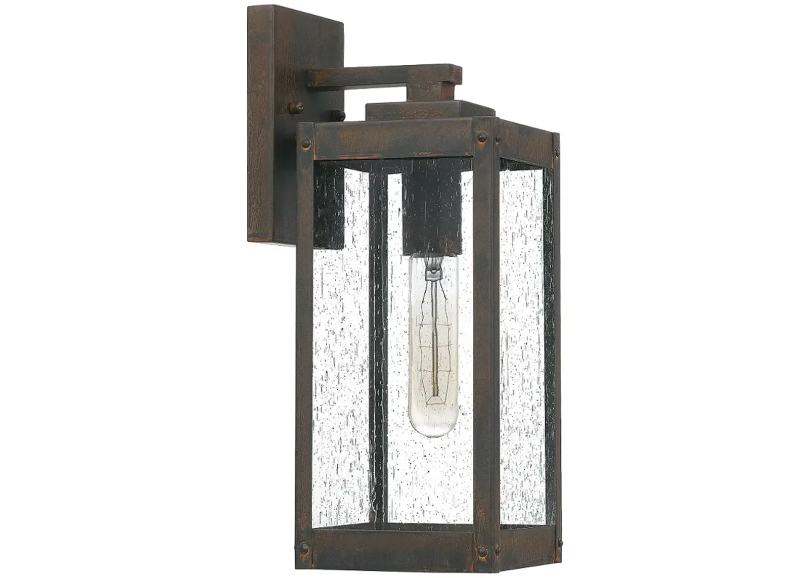 Westover 14 1/4" High Industrial Bronze Outdoor Wall Light