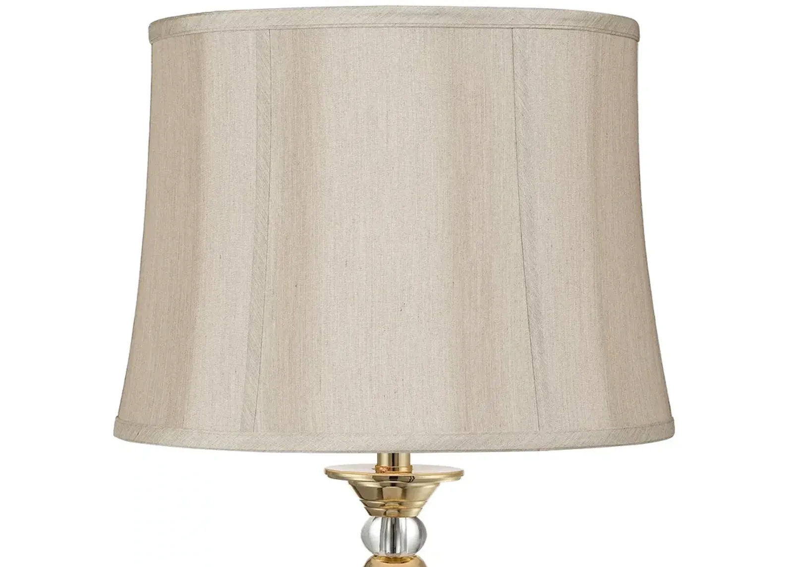 Taupe Softback Round Lamp Shade 14x16x12x12 (Spider)