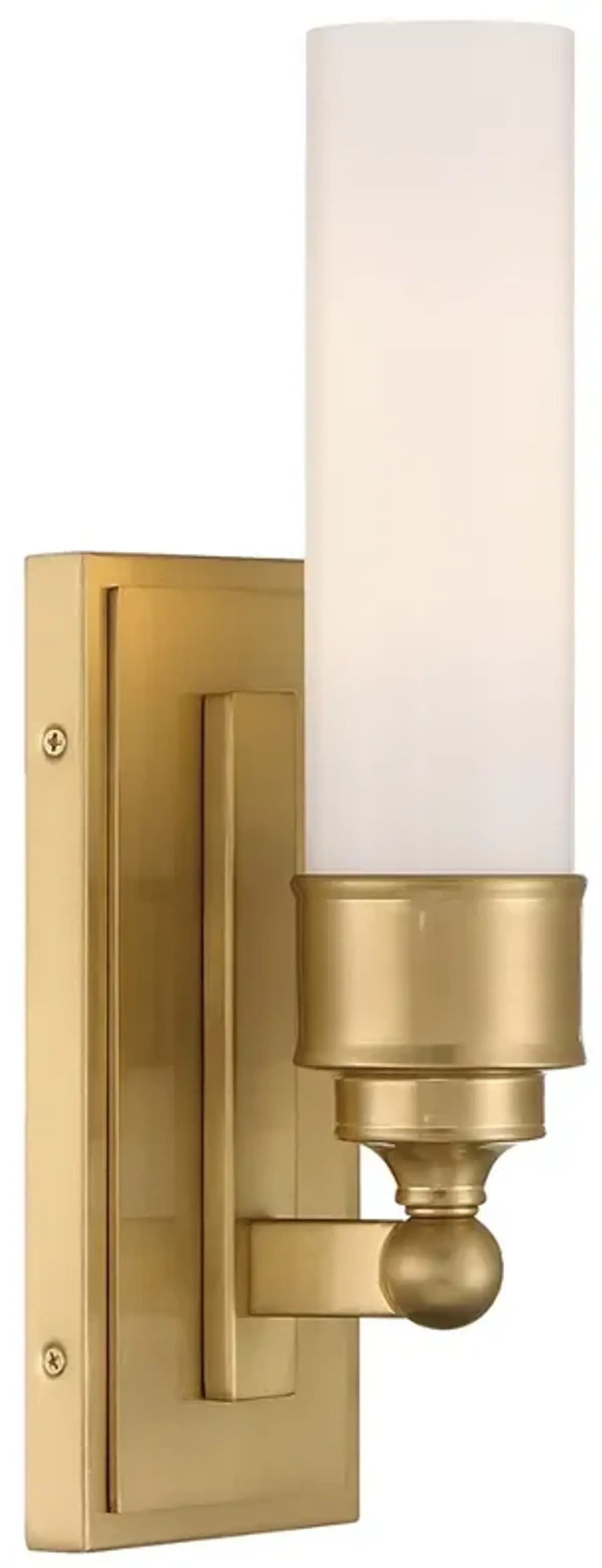 Wilcox 1 Light Aged Brass Sconce