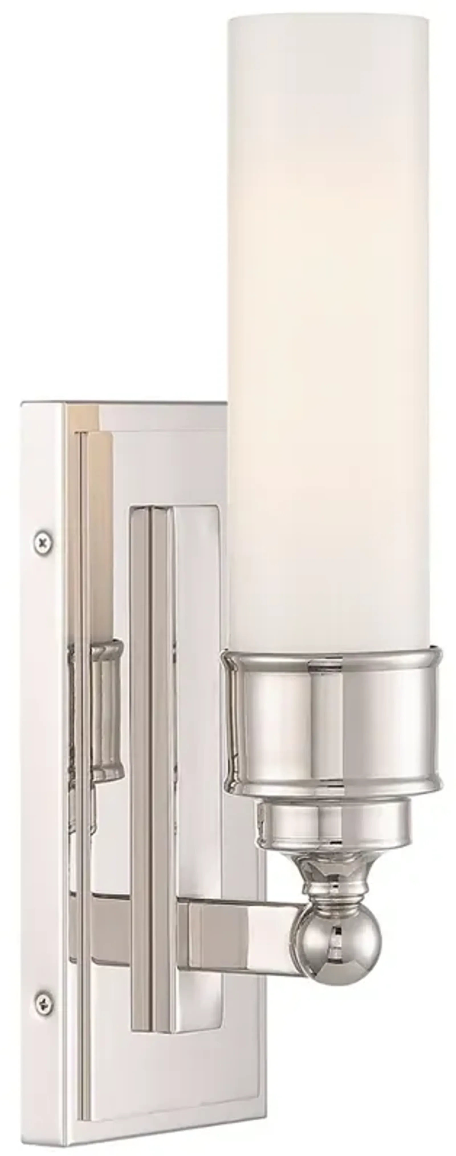 Wilcox 1 Light Polished Nickel Sconce