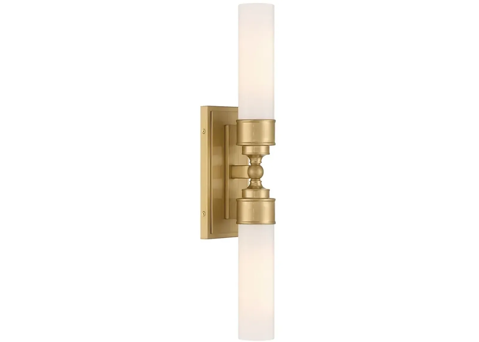 Wilcox 2 Light Aged Brass Sconce