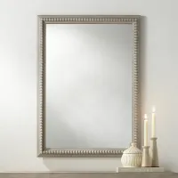 Dylann Gray-Washed Wood 25 1/2" x 35" Rectangular Wall Mirror