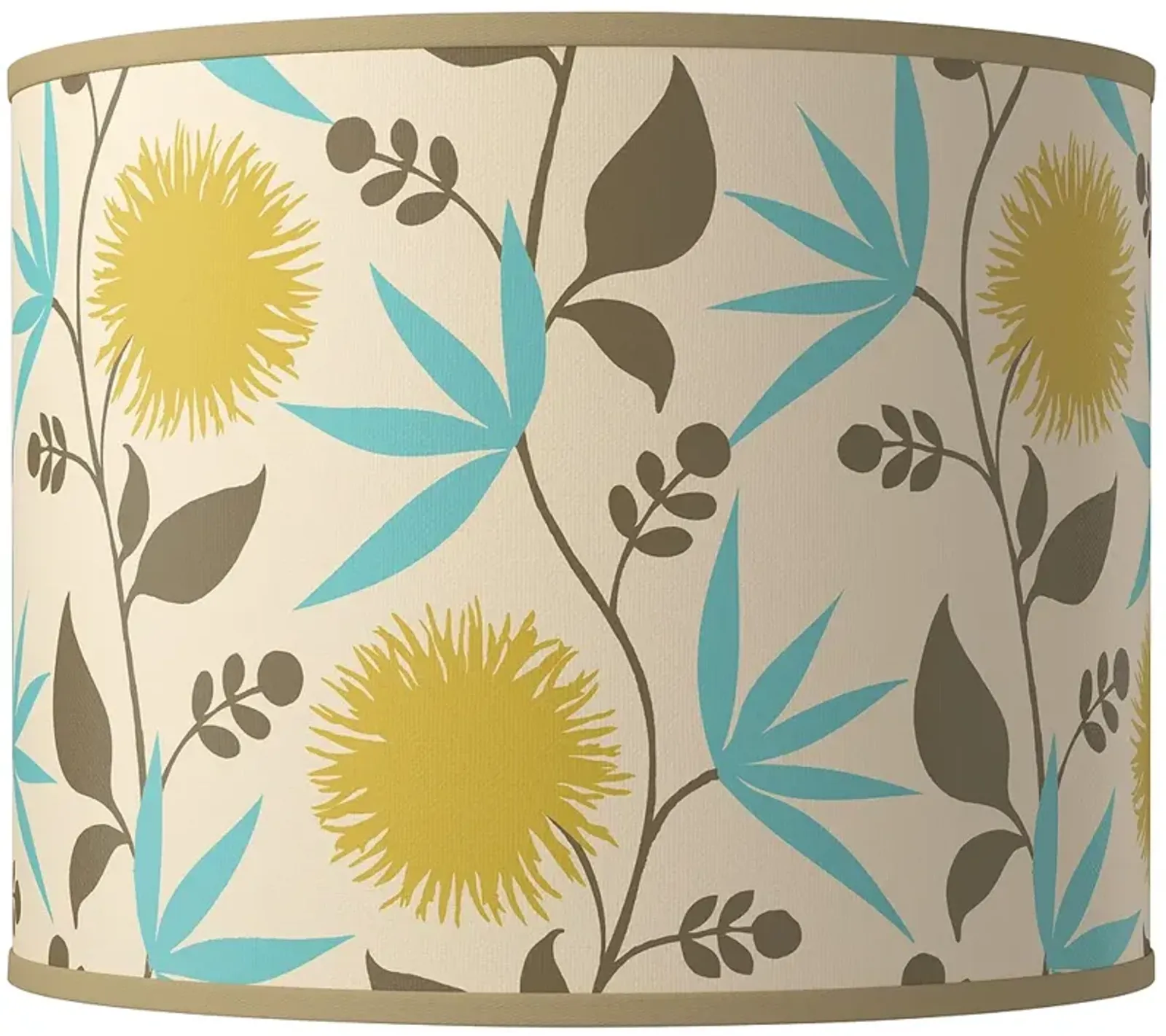 Dahlia Giclee Round Drum Lamp Shade 14x14x11 (Spider)