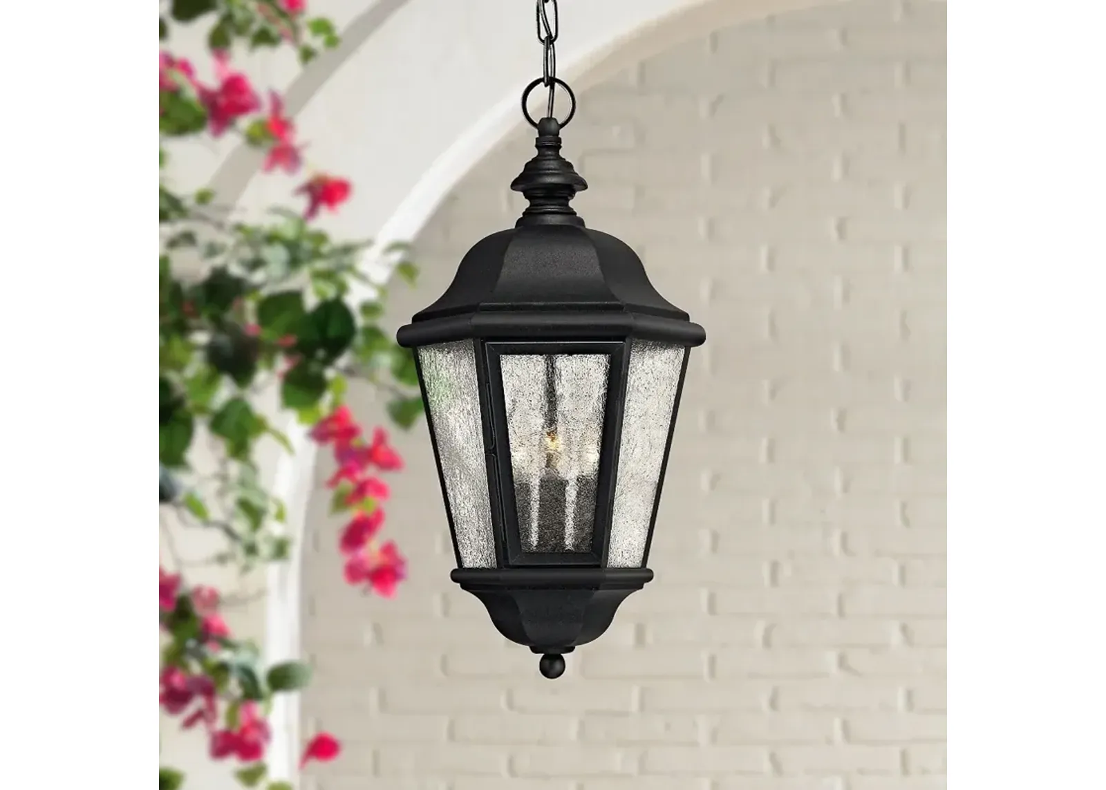 Hinkley Edgewater Black 18 1/2" High Hanging Light