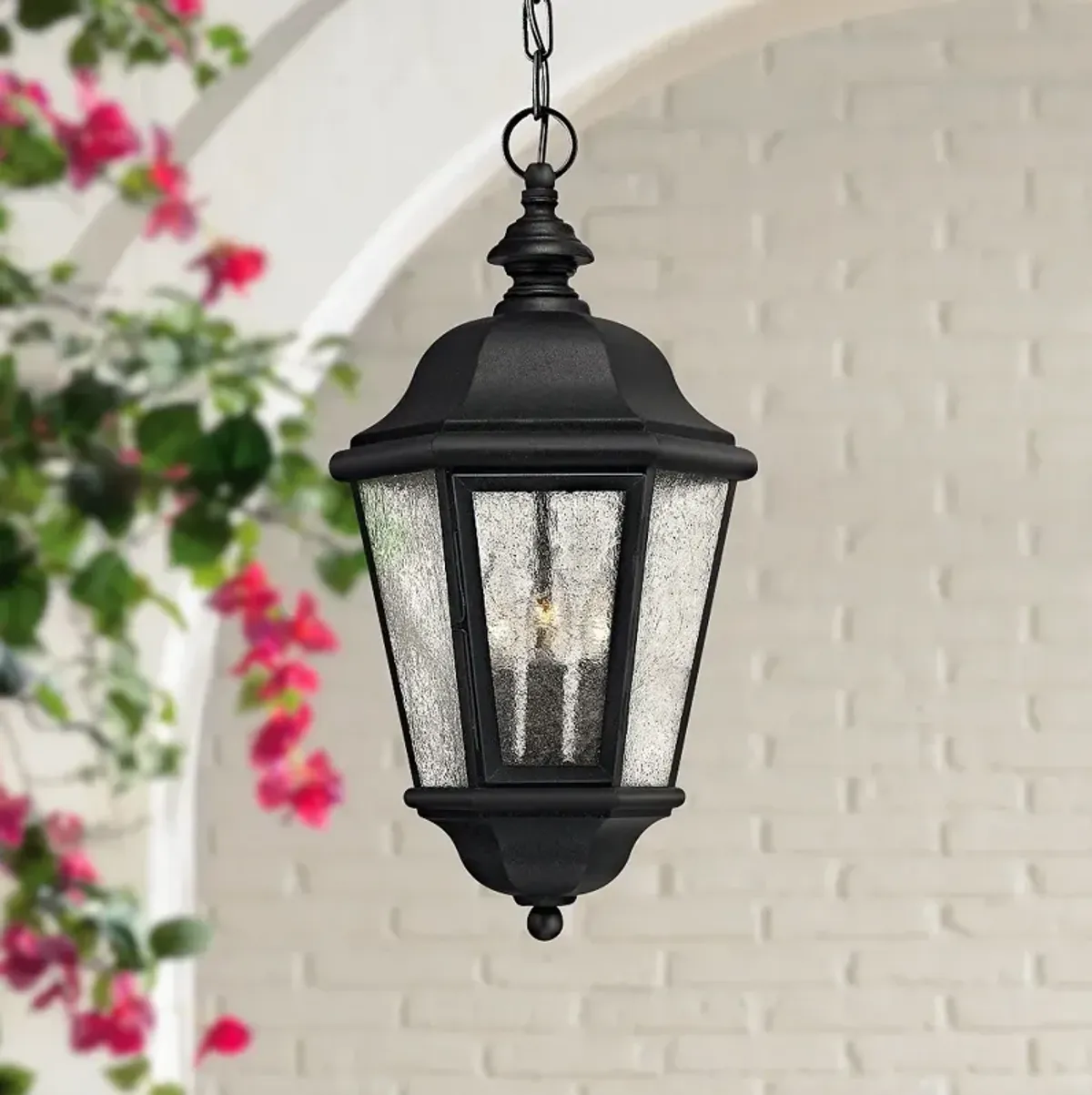 Hinkley Edgewater Black 18 1/2" High Hanging Light