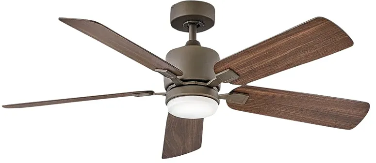 52" Hinkley Afton Matte Bronze Indoor LED Wall Control Ceiling Fan