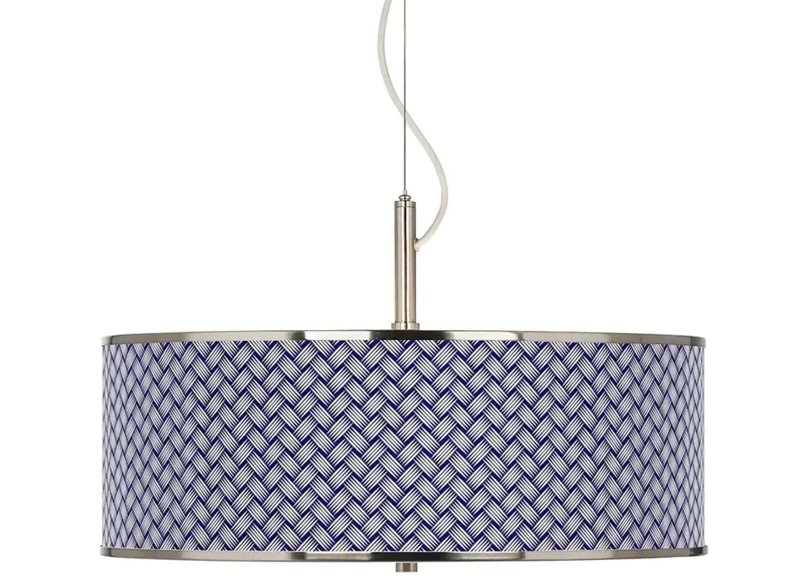 Color Weave Giclee Glow 20" Wide Pendant Light