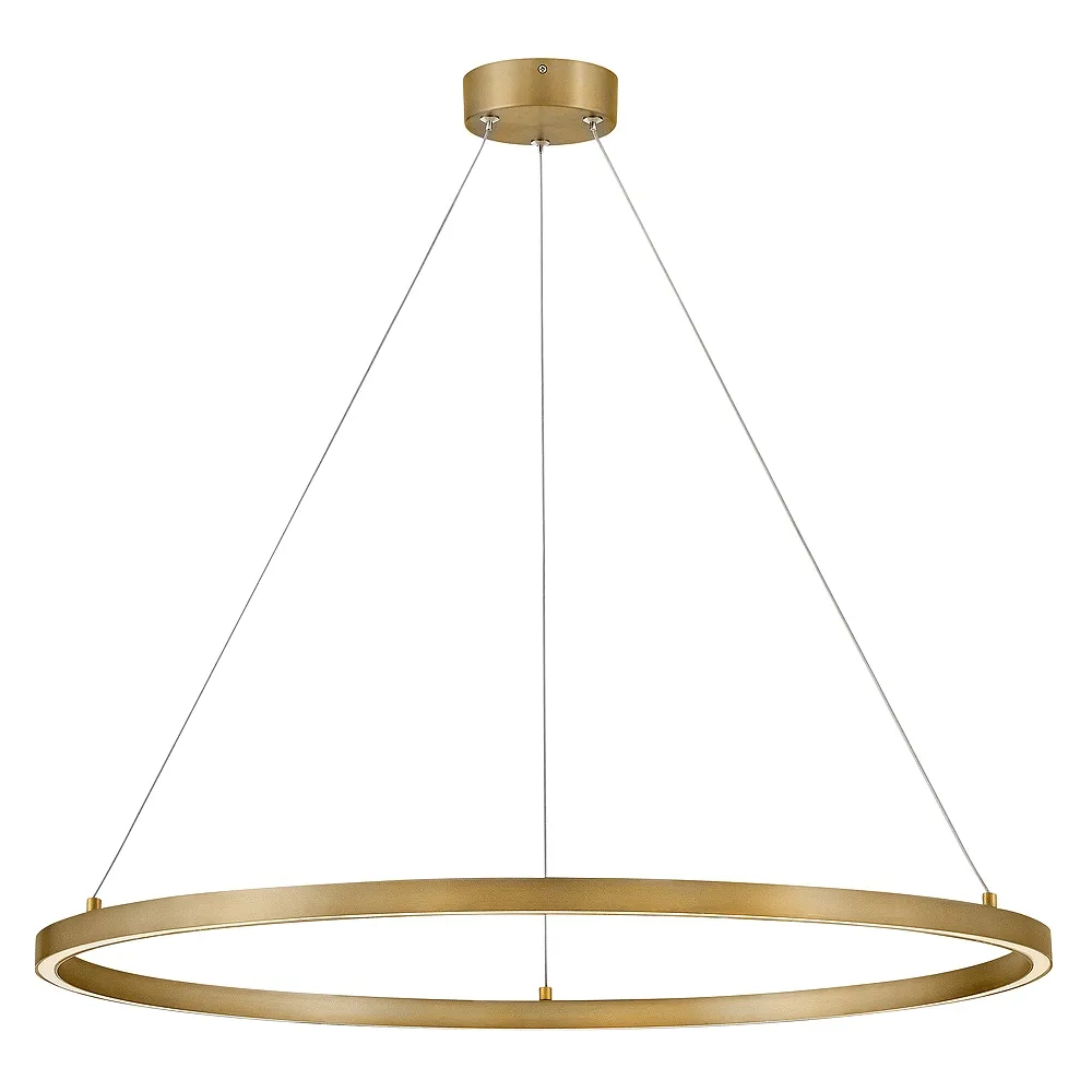 Lark Kenna Chandelier Large Single Tier Lacquered Brass