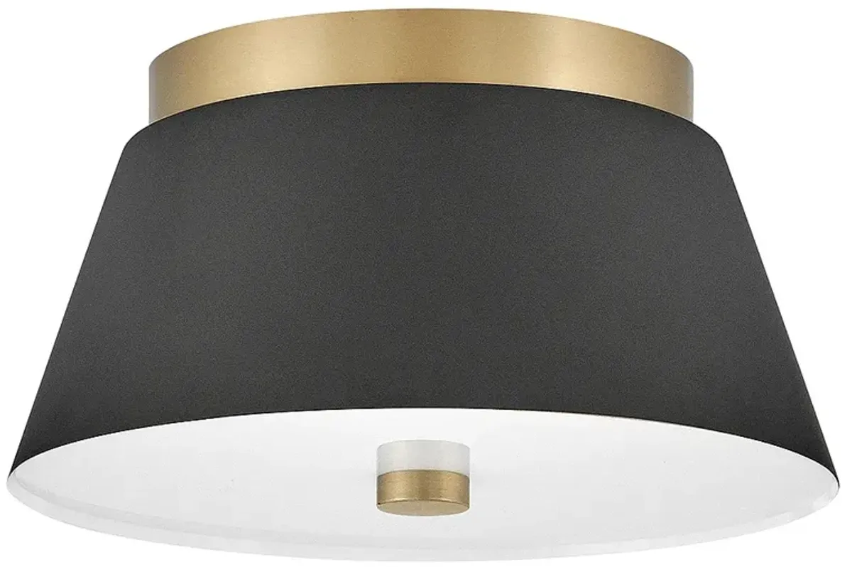 Lark Tess Foyer Small Flush Mount Black