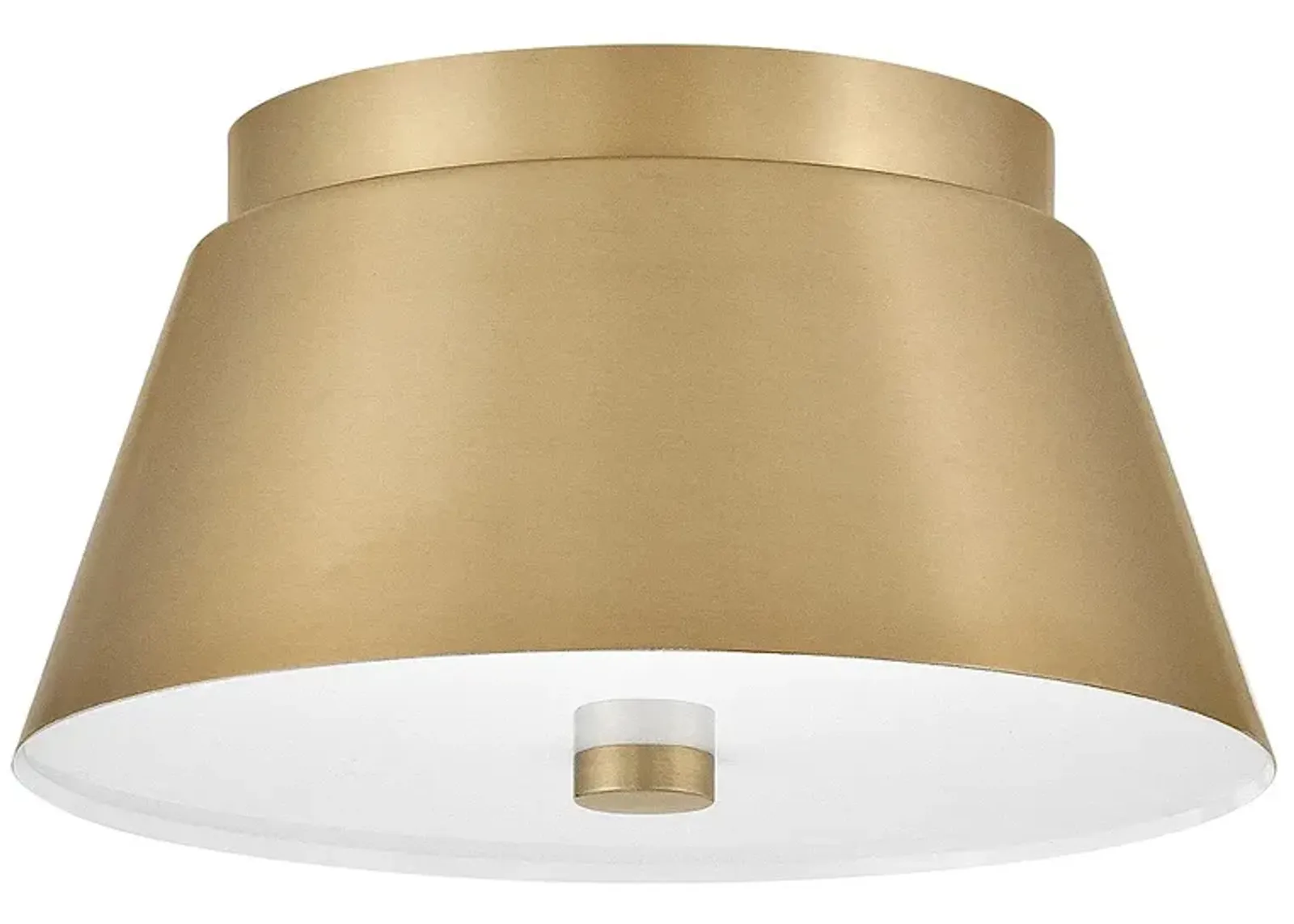 Lark Tess Foyer Small Flush Mount Lacquered Brass