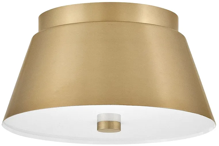 Lark Tess Foyer Small Flush Mount Lacquered Brass