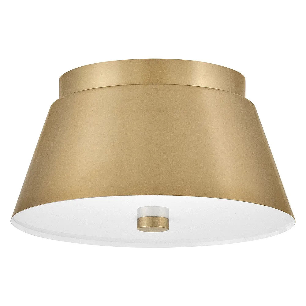 Lark Tess Foyer Small Flush Mount Lacquered Brass