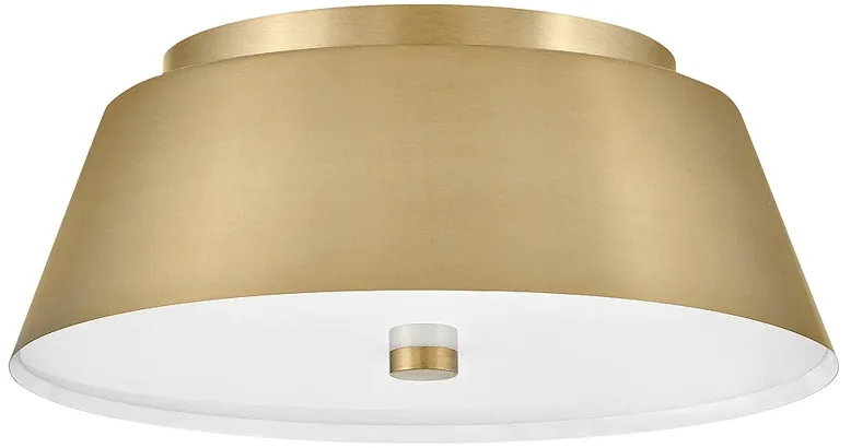 Lark Tess Foyer Medium Flush Mount Lacquered Brass