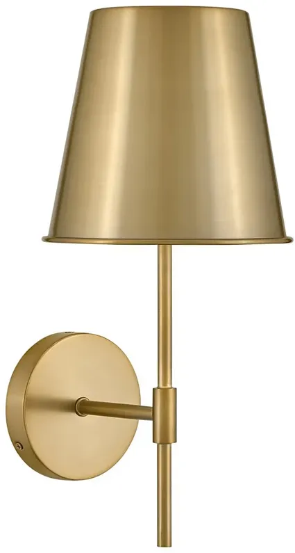 Lark Blake Sconce Medium Single Light Sconce Lacquered Brass