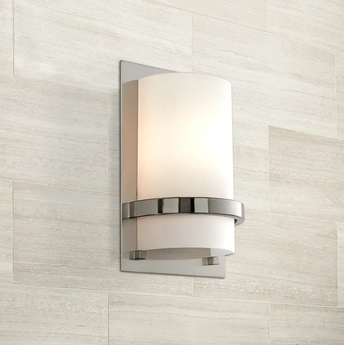 Minka Lavery Contemporary 10" High Brushed Nickel Wall Sconce
