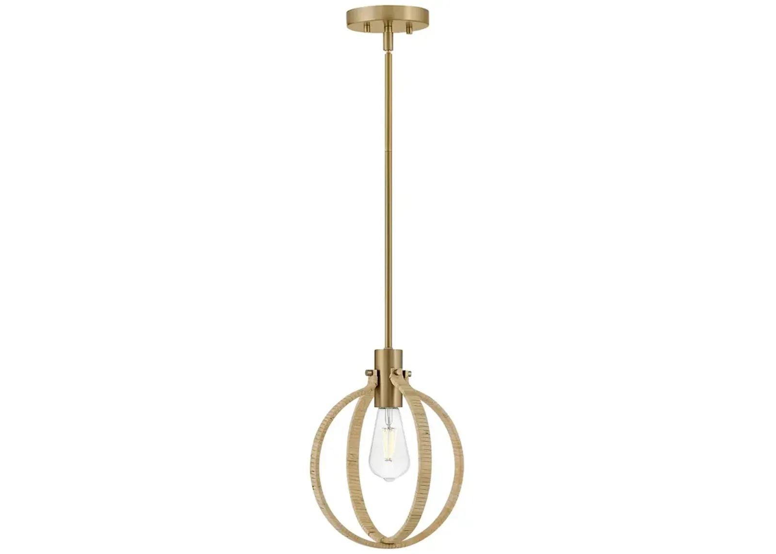 Lark Fallon Pendant Medium Pendant Lacquered Brass