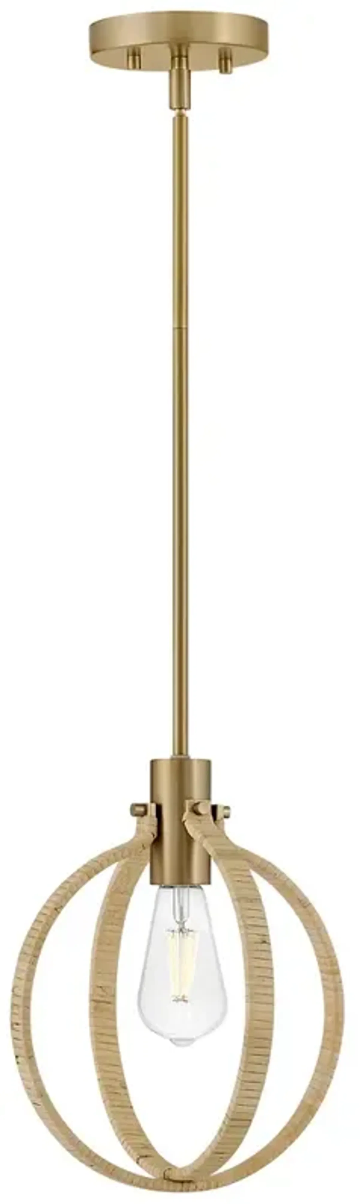 Lark Fallon Pendant Medium Pendant Lacquered Brass