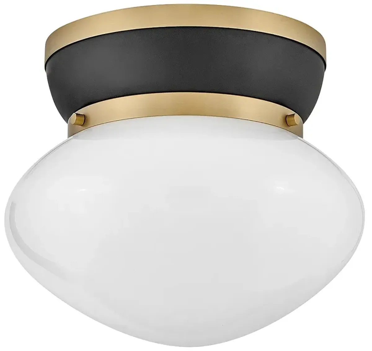 Lark Lucy Foyer Small Flush Mount Black